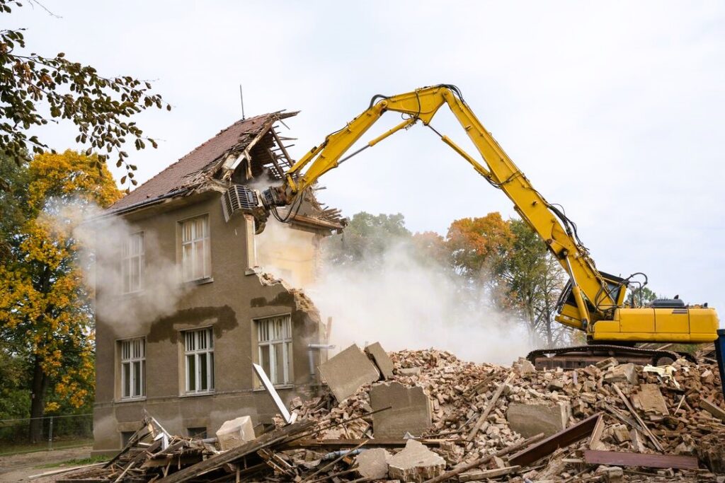Building demolition process