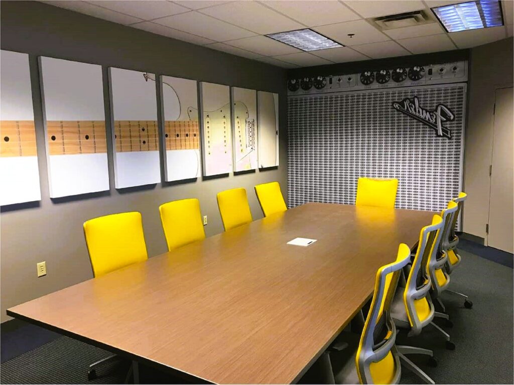 Soundproof meeting room